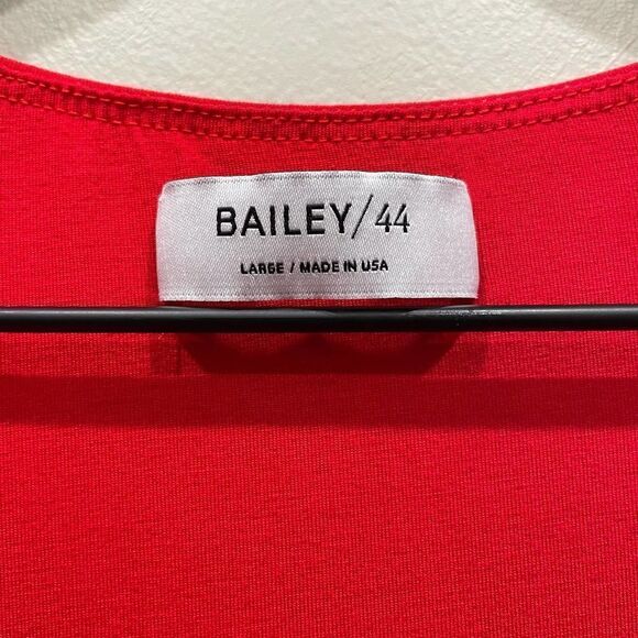 Bailey 44 Ruffled Layered Sleeveless Red Top - Size: Large - Picture 3 of 6